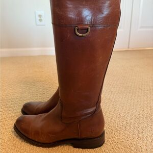 Brown Leather Riding Boots
